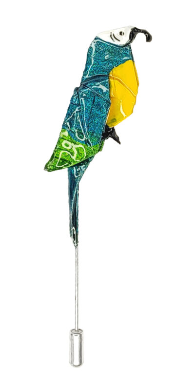 Broche guacamayo