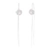 Arete rosa cadena